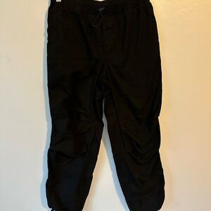 Amazon black parachute pants